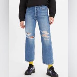 EUC Levi’s Ribcage Straight Ankle 28x29 in After love